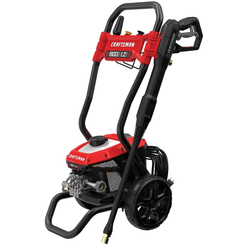 Cmepw1900 1900 Psi Electric Pressure Washer With Turbo Nozzle And Onboard Storage