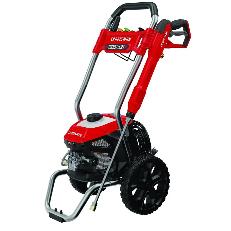 Cmepw2100 2100 Psi Electric Pressure Washer With Turbo Nozzle And Accessories