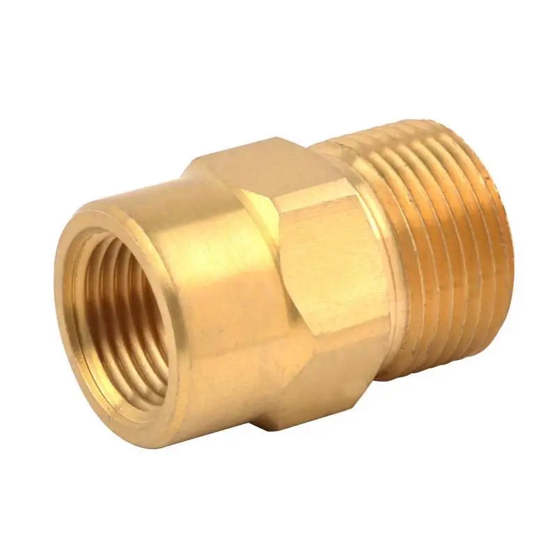 Surfacemaxx M22 Male X 3/8 Inch Female Npt Brass Screw Nipple 5800 Psi