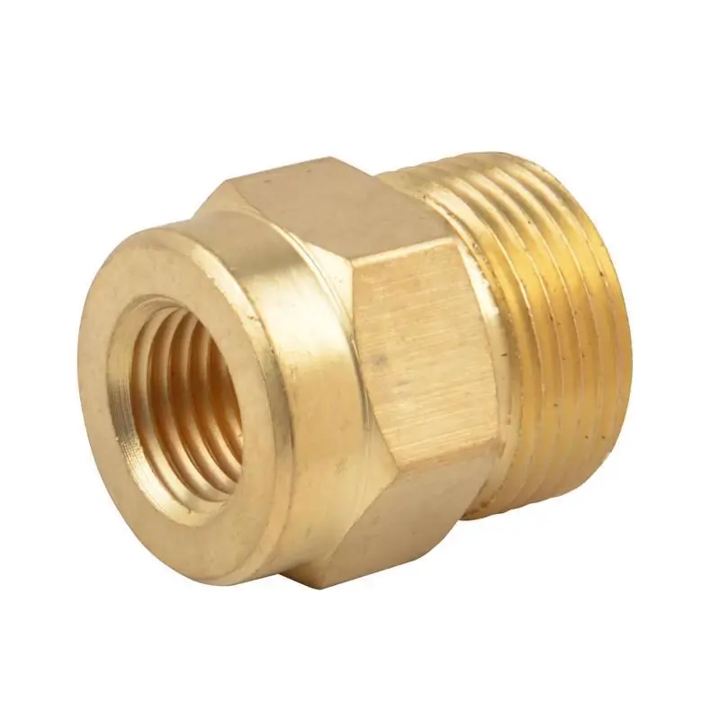 Surfacemaxx M22 Male X 1/4 Inch Female Npt Brass Screw Nipple 5800 Psi