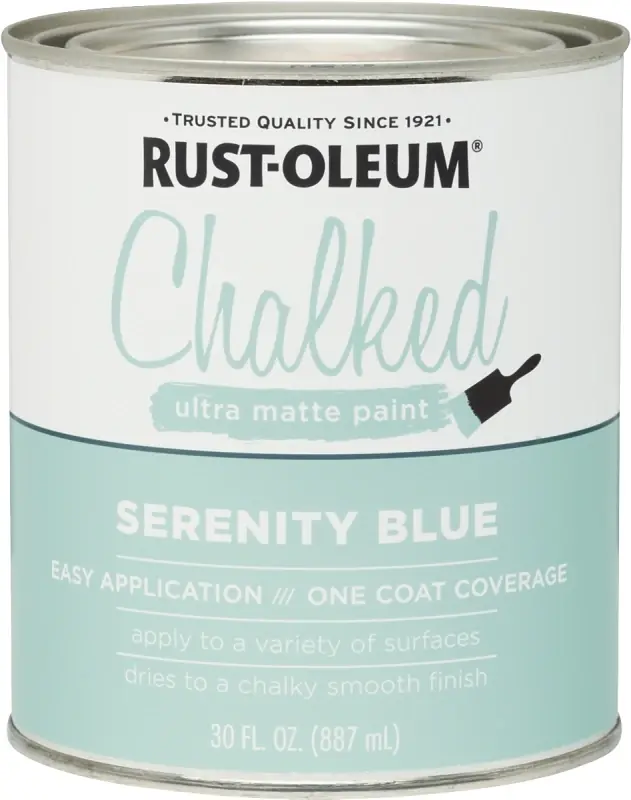 Chalked Paint, Serenity Blue, 30 Oz.