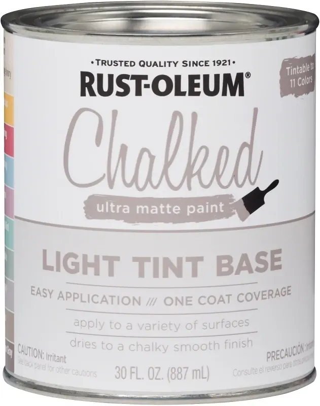 Chalked Paint, Light Tint Base, 30 Oz.