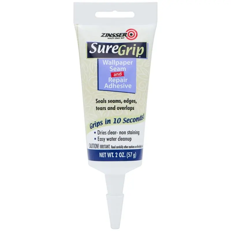 Zinsser Suregrip 2 Oz High Strength Clear Wallpaper Adhesive