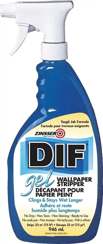 Dif Wallpaper Stripper Gel 946ml For Stubborn Wallcoverings
