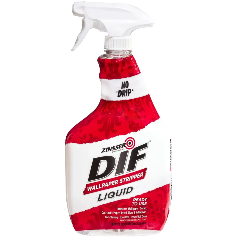 DIF Fast-Acting Liquid Wallpaper Stripper, 32-oz.