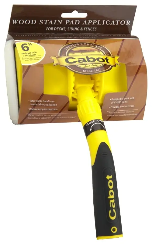 Synthetic Fabric 6 Inch Pad Applicator For Wood Stains And Finishes
