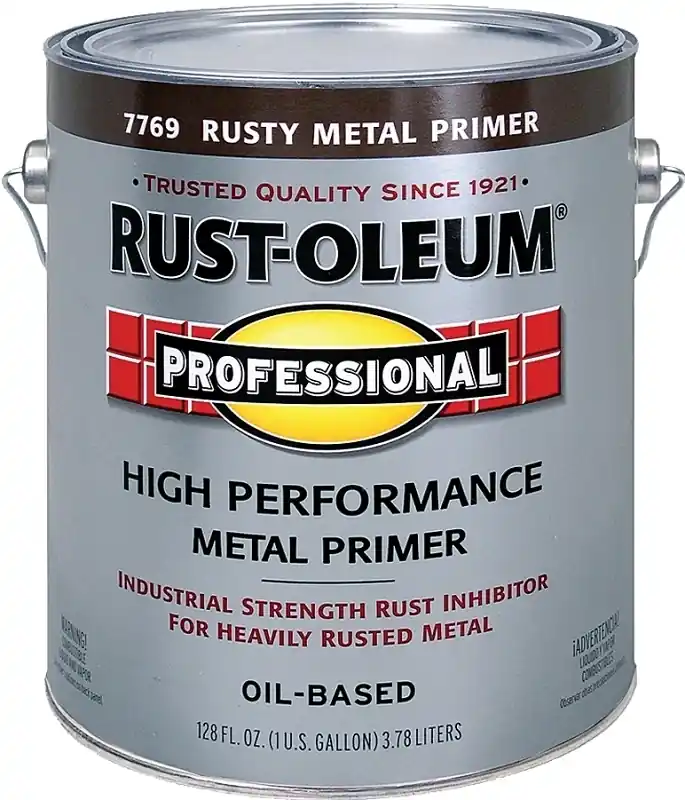 Professional Flat Metal Primer, Rusty, 1-Gallon