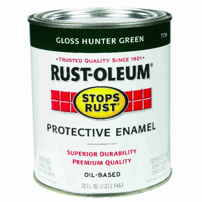 Stops Rust Qt. Gloss Hunter Green Enamel