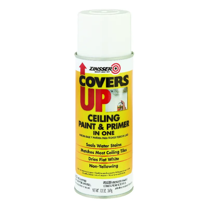 Covers Up Stain Sealing Ceiling Paint, 13-oz. Vertical Aerosol
