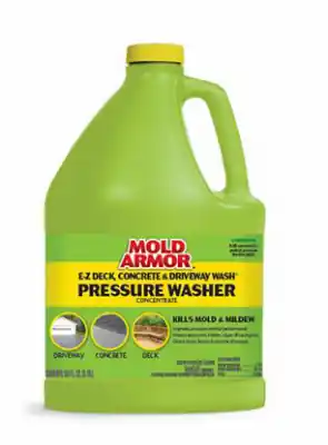 EZ Deck & Driveway Pressure Washer Wash, Microban Foaming Technology, 128 Oz. Concentrate
