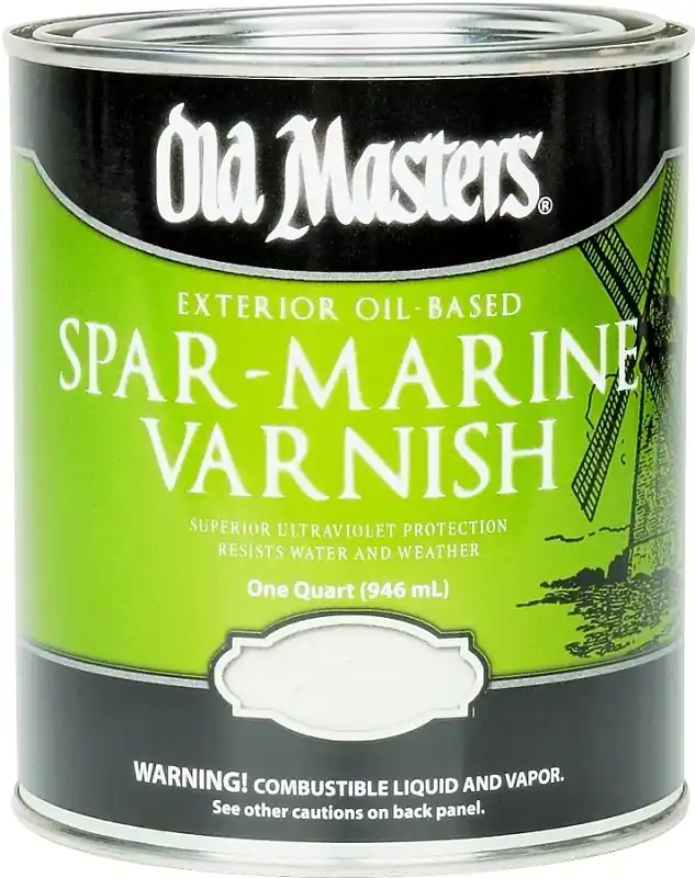 Exterior Spar-Marine Varnish, Oil-Based, Gloss, Clear, 1-Qt.