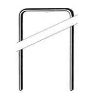 National Nail 3/8 Inch 21 Gauge Pneumatic Staple - Model 940041