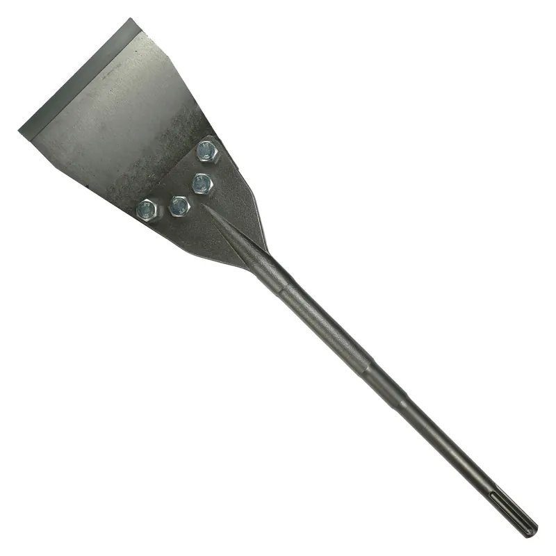 Sds-max 6 In. X 25 In. Floor Scraper Chisel Bit - Heavy Duty Performance