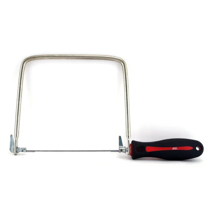 6 In. Steel Coping Saw For Precision Cutting In Trim Work And Moulding