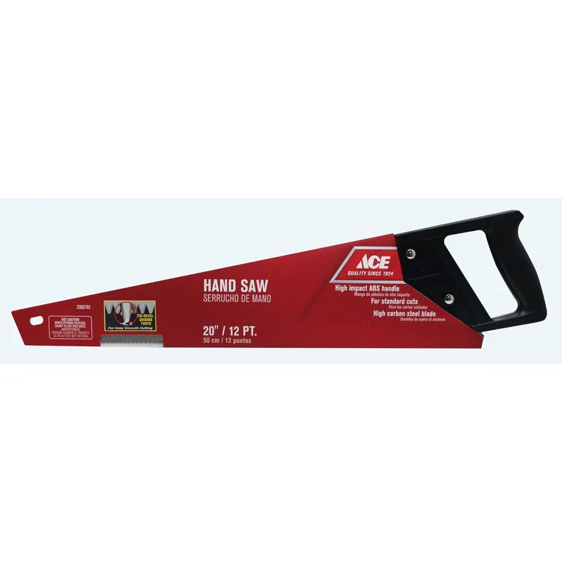 20 Inch High Carbon Steel Tool Box Saw 12 Tpi Fine Cut Hand Saw