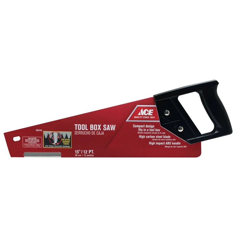15 In. High Carbon Steel Toolbox Saw 12 Tpi Model 025pl15