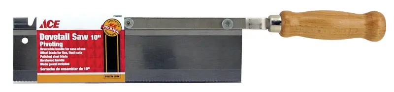 10 Inch Steel Dovetail Saw With Reversible Handle For Fine Woodworking
