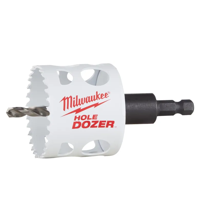 Milwaukee Hole Dozer 2-1/4 In. Bi-Metal 3.5 In. L X 3/8 In. D Hole Saw With Arbor And Pilot Bit Arbo