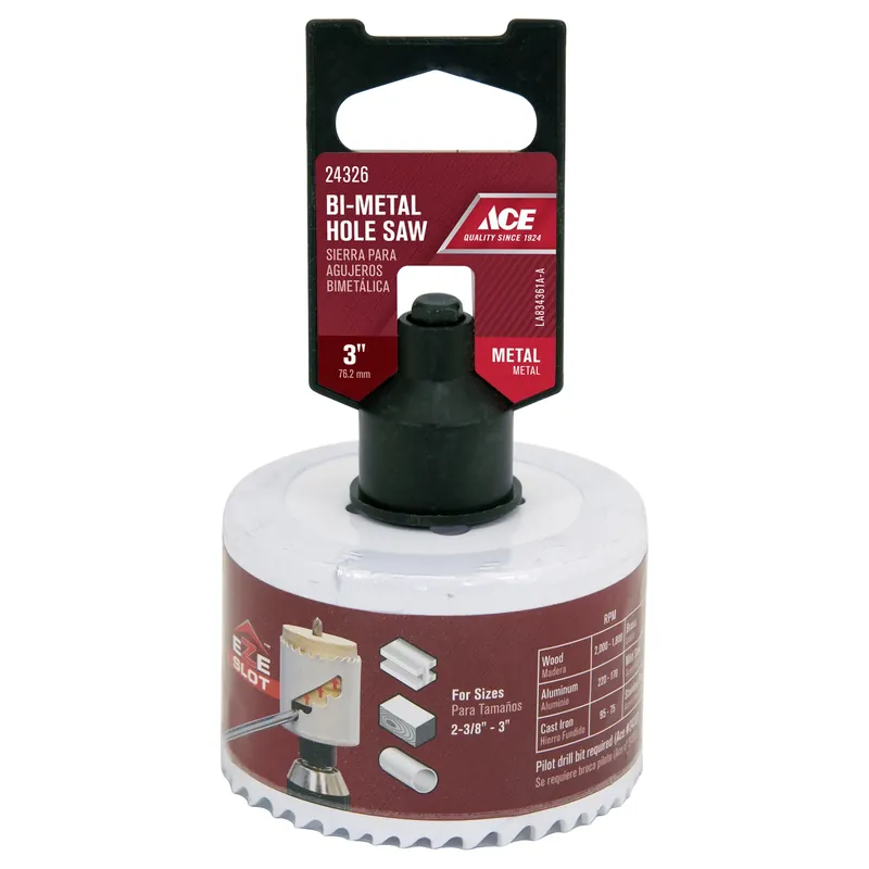 3 In. Bi-metal Variable Pitch Hole Saw With Arbor And M42 Tooth Edge
