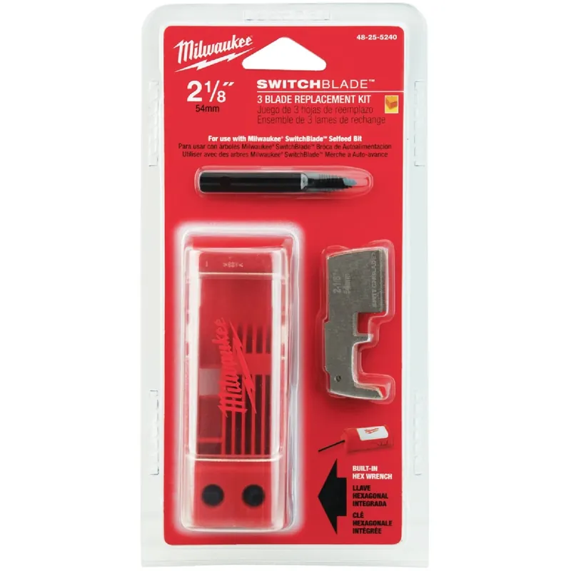 2-1/8 In. Replacement Blade Kit With Storage Case And Hex Wrench