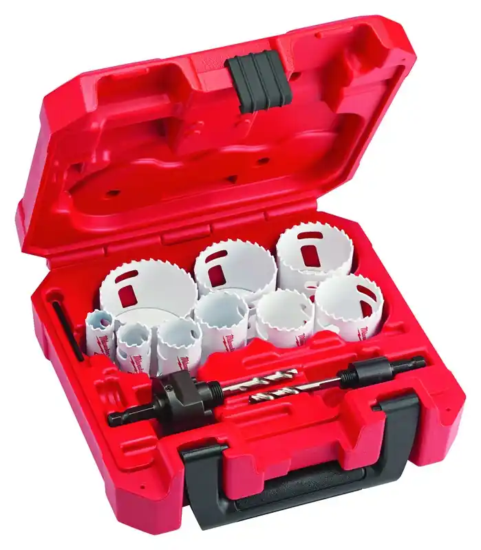 13-Pc. Ice-Hardened Hole Saw Kit