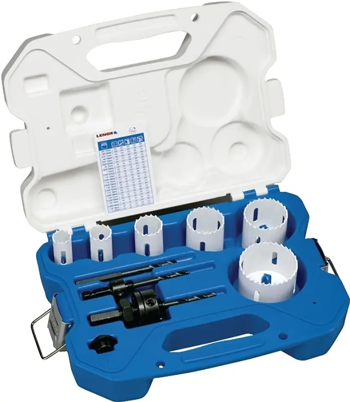 Plumbers‘ Hole Saw Kit, 9-Pc.