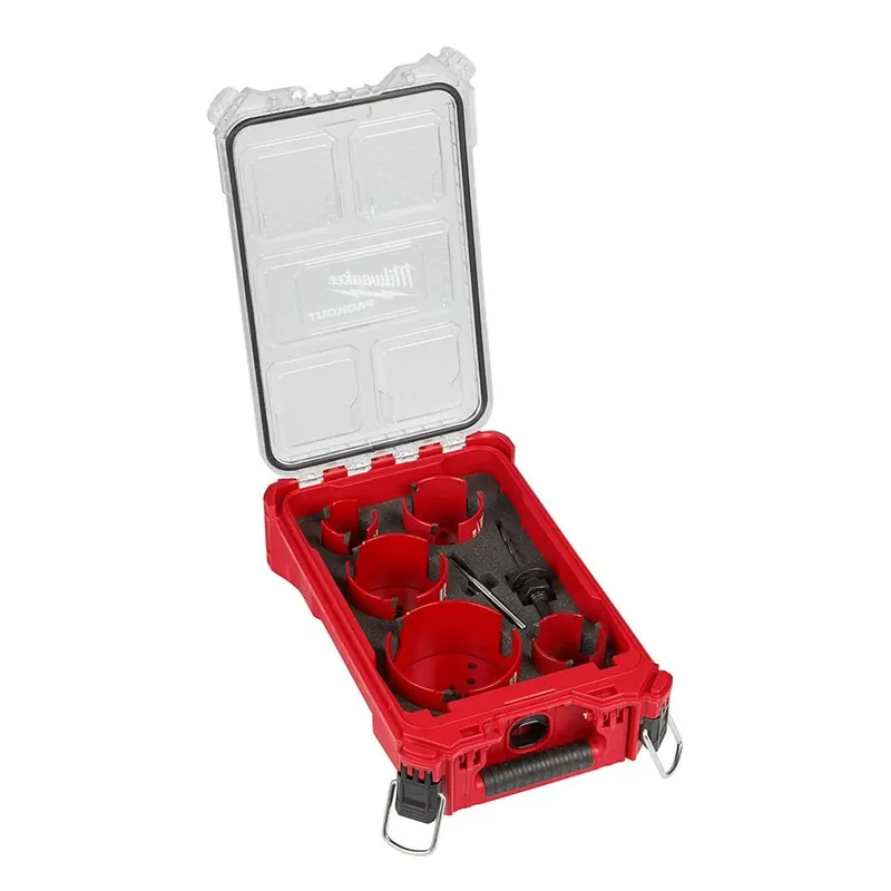 Big Hawg Carbide Hole Saw Kit 9-piece With Packout Case
