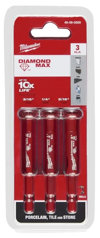 Diamond Max Diamond Grit Hole Saw Set (3-piece) 49-56-0500