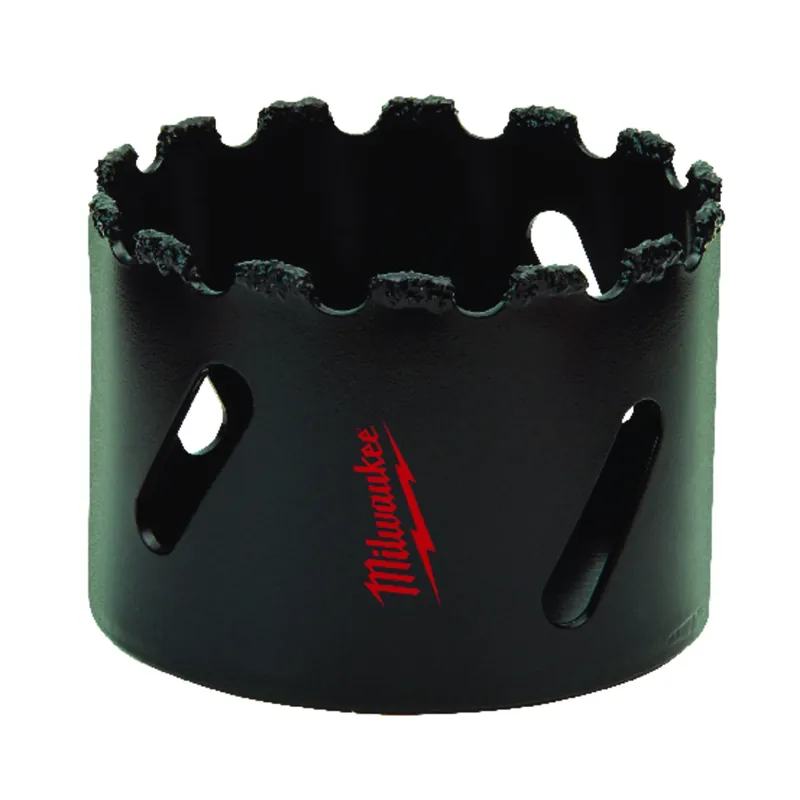1-1/4 In. Tungsten Carbide Grit Hole Saw With Pilot Bit - 2 Pieces