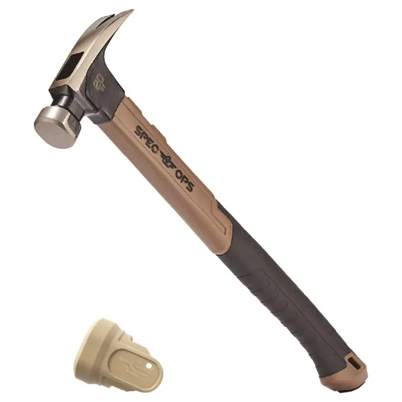 Spec Ops 20 Oz Smooth Face Claw Hammer With 16 In Fiberglass Handle
