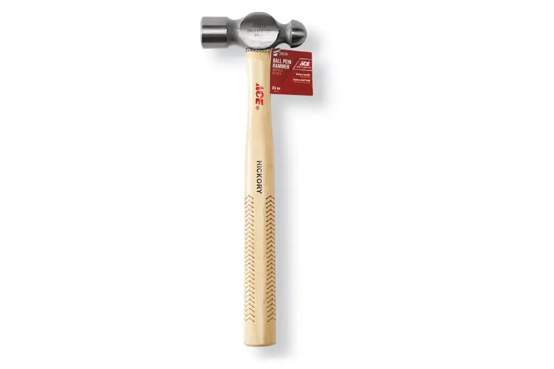 24 Oz Ball Pein Hammer With Steel Head, 14.96 In Length, Model 2107191gs