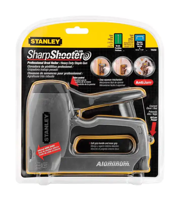 Stanley Sharpshooter Plus Heavy-duty Brad And Staple Gun, Model Tr250