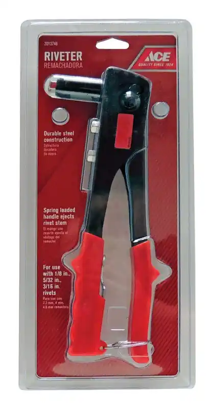 Steel Rivet Tool Red Right-angle Design For Steel & Aluminum Rivets