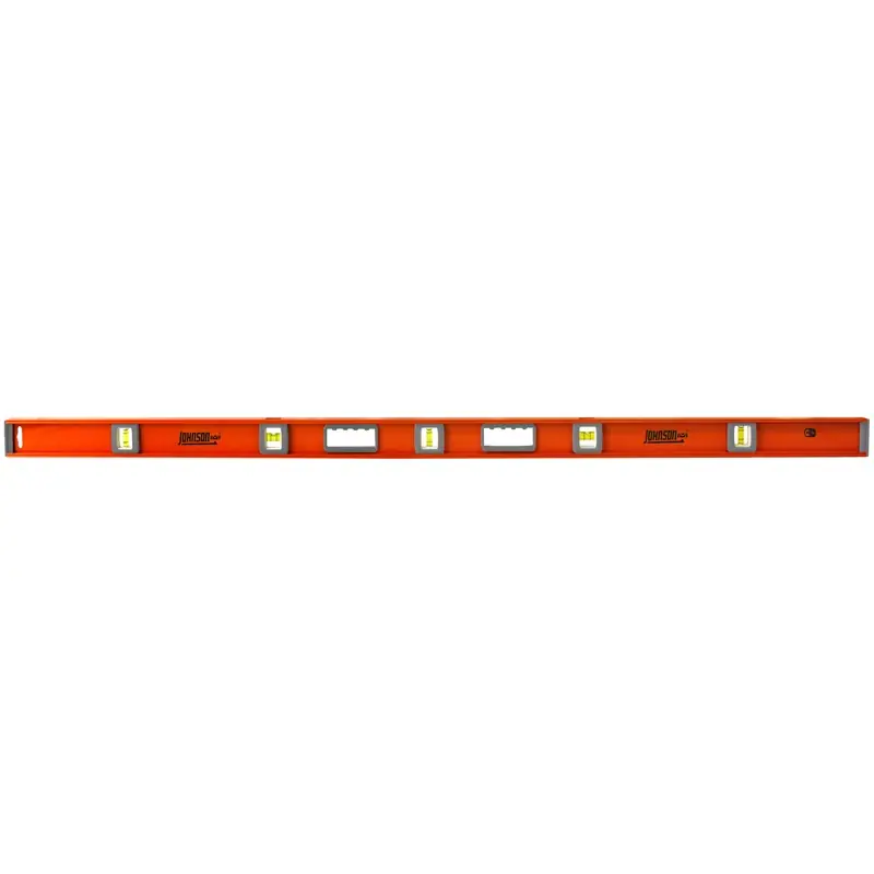 Johnson Level 78 Inch Magnetic Heavy Duty Aluminum I-beam Level With 5 Vials