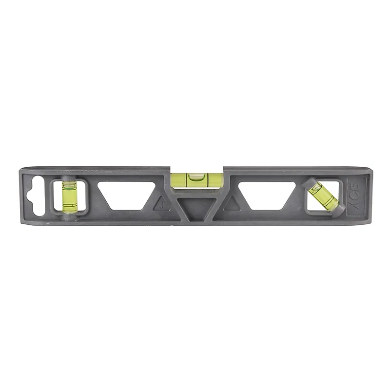 9 Inch Plastic Torpedo Level With 3 Vials For Accurate Measurements