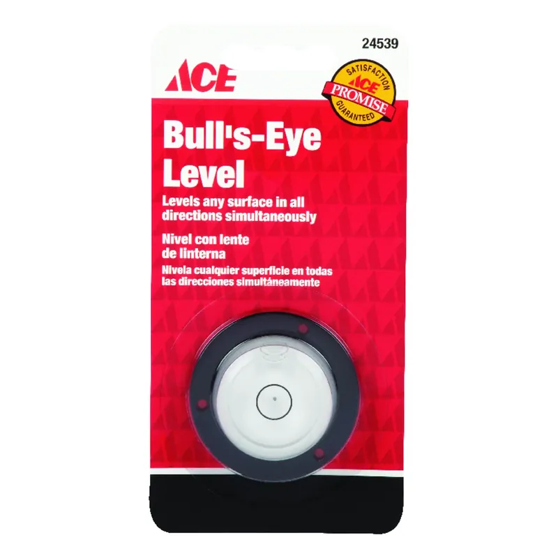 1-3/8 In. Plastic Bull‘s Eye Level With 1 Vial For Accurate Leveling