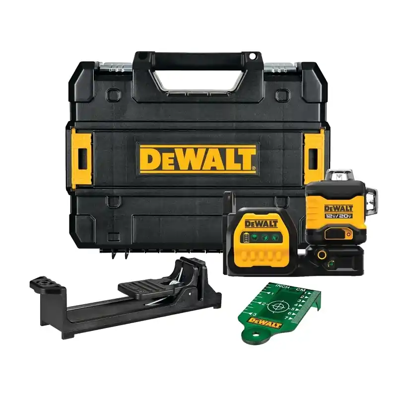 12v/20v Max Self-leveling Cross Line 3 X 360 Laser Level - Model Dcle34030gb-qu