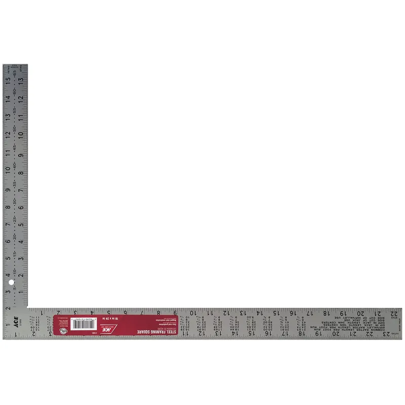 24 In. L X 16 In. H Steel Framing Square With Urethane Coating