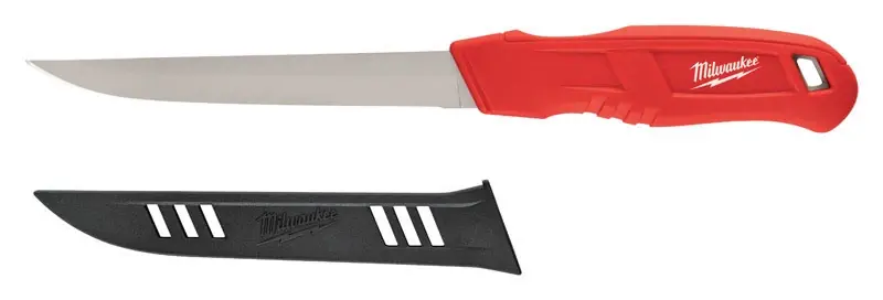Milwaukee 12 In. Fixed Blade Smooth Insulation Knife Red 1 Pk