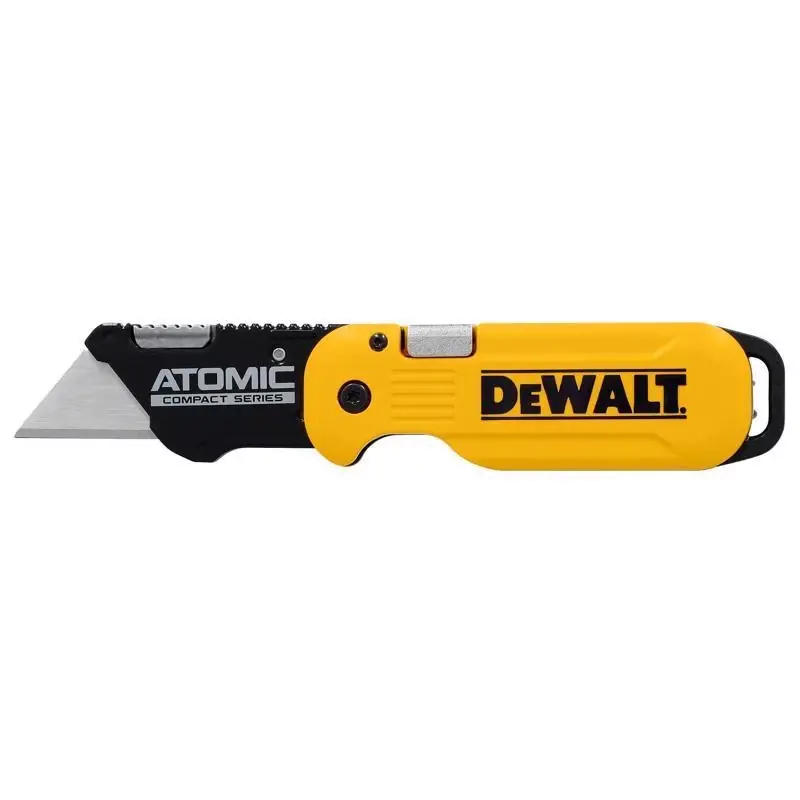 Dewalt Atomic Folding Utility Knife With One-handed Flip Operation