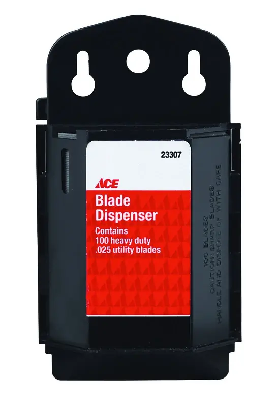 Ace 0.025 In. Carbon Steel Heavy Duty Replacement Blade 100 Pk
