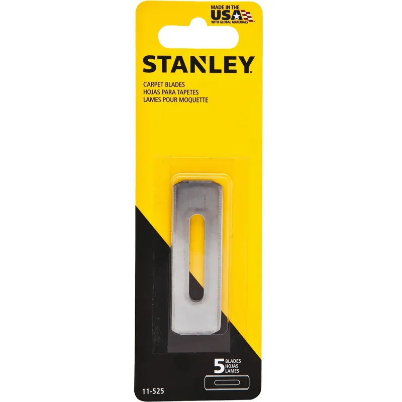 Stanley High Carbon Steel Double-Edge Replacement Blade 2-1/4 In. L 5 Pc
