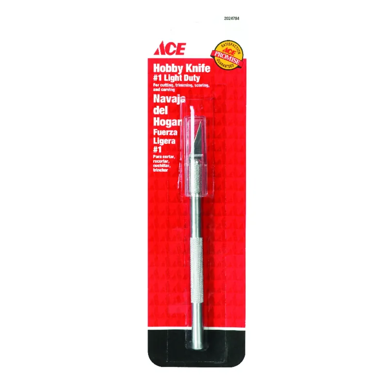 Ace Light Duty 4 In. Hobby Knife Silver 1 Pc.