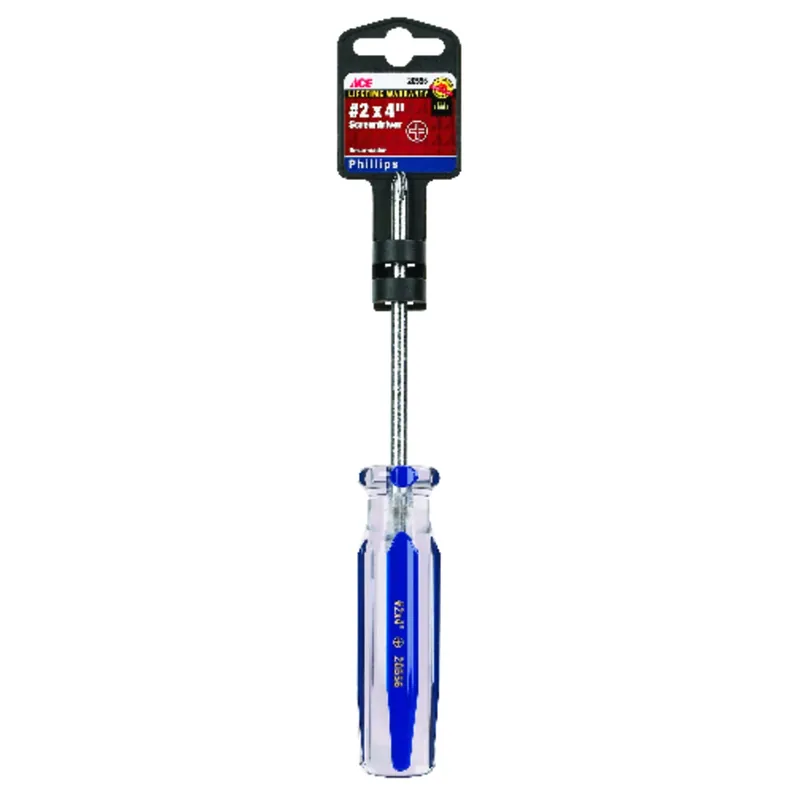 No. 2 Phillips Screwdriver 4 In. L With Chemical-resistant Handle