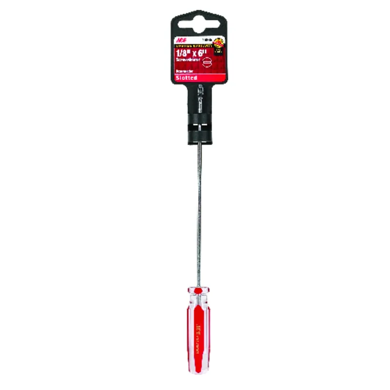 1/8 In. X 6 In. Slotted Screwdriver With Chemical-resistant Handle