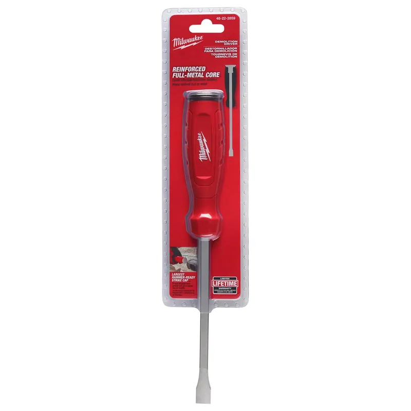 5/16 In. X 8 In. Hvac Demolition Slotted Screwdriver - Durable Hand Tool