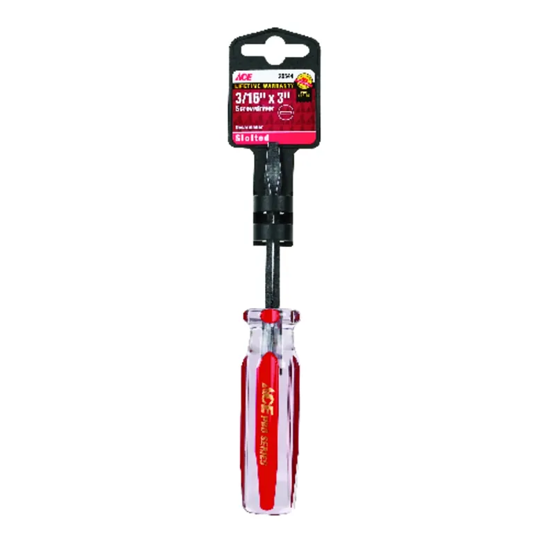 3/16 In. X 3 In. Slotted Screwdriver With Chemical-resistant Handle