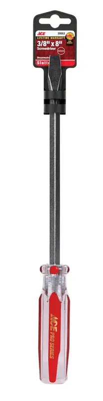 3/8 In. X 8 In. L Slotted Screwdriver Pro Series Model 20553aht