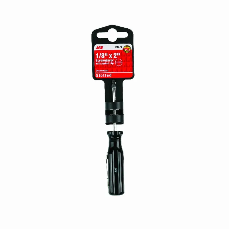 2 In. Slotted Screwdriver With Chemical-resistant Handle And Chrome Finish