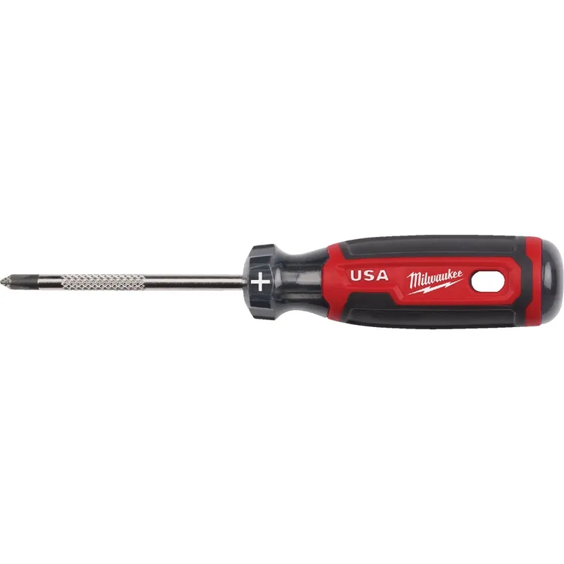 Milwaukee 1 In. Drive X 3 In. L Phillips/Square Screwdriver 1 Pk